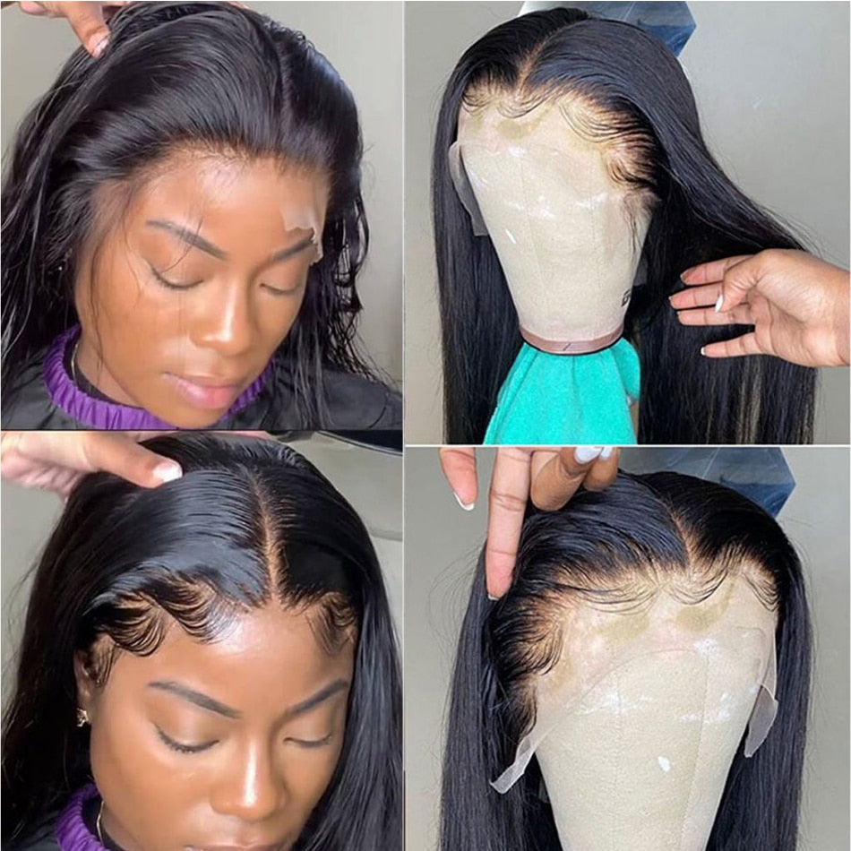 Synthetic Black Lace Hair Wig