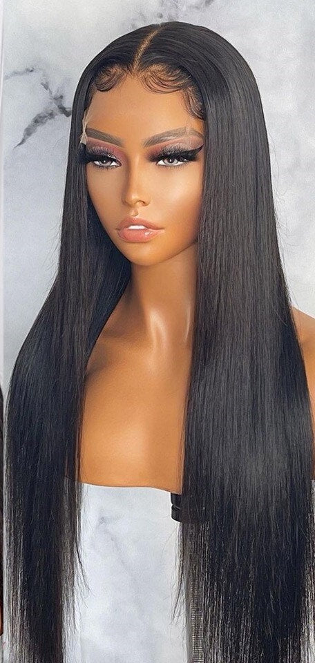 Straight Lace Closure Wig