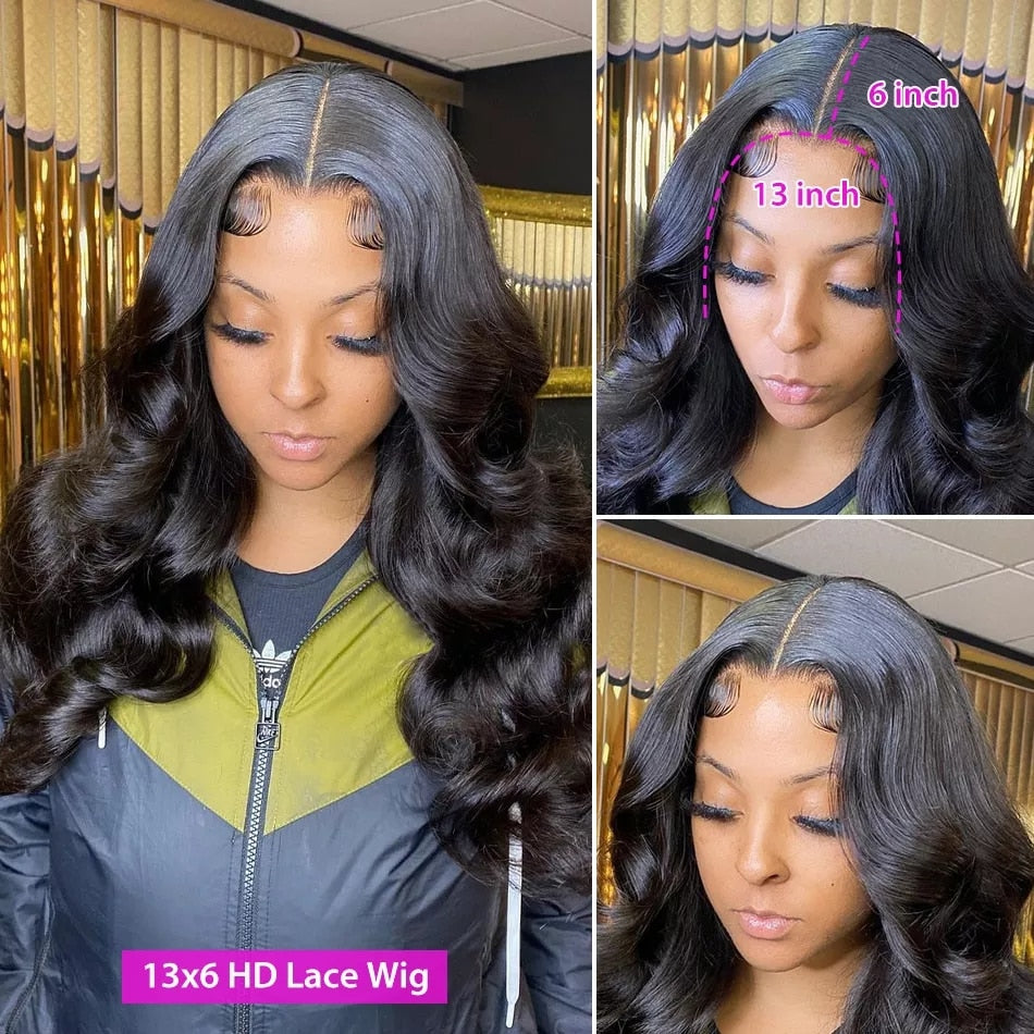 Synthetic Pre Plucked Hair Wig