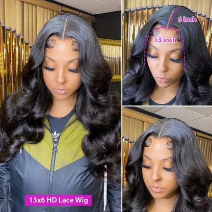 Synthetic Pre Plucked Hair Wig