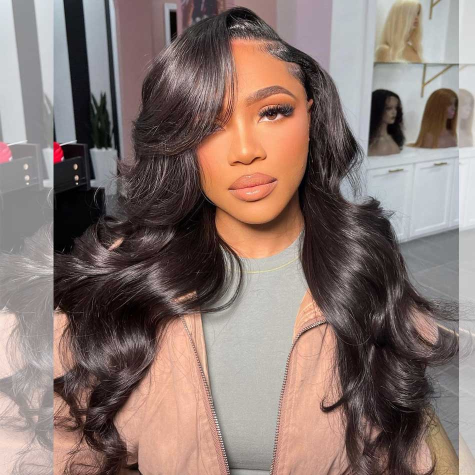 Synthetic Pre Plucked Hair Wig