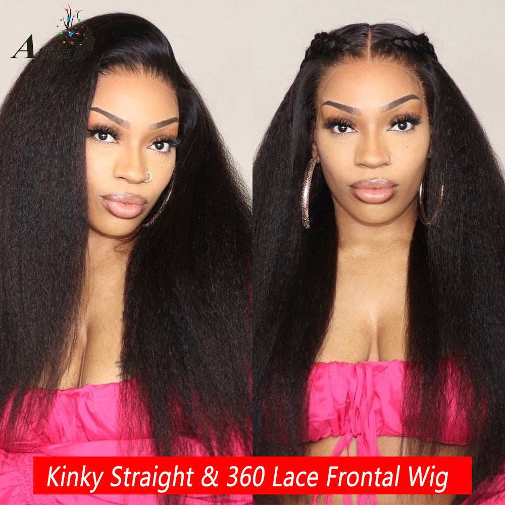 Synthetic Pre Plucked Hair wig