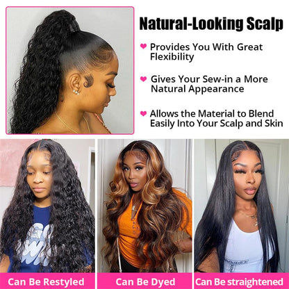 Straight Lace Closure Wig