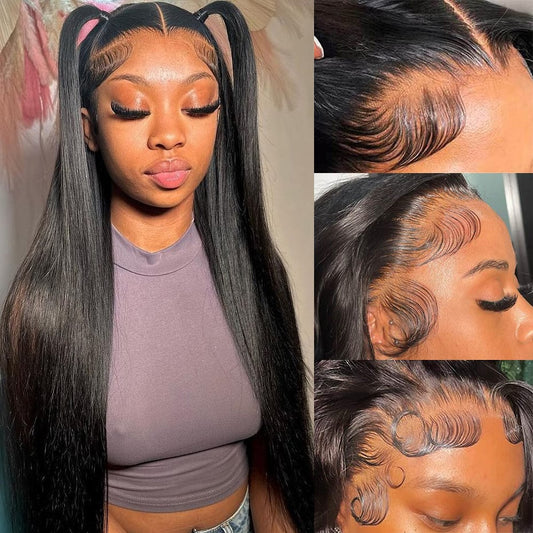 Human Hair Pre Plucked Lace Wig